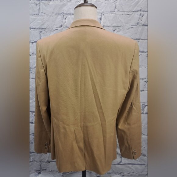 Mexx Men's Slim Fit Blazer Sport Coat Blonde 100% Cotton 2-Button HQ Size 44R - Picture 6 of 16